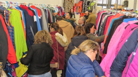 Vista de uno de los stands de la feria