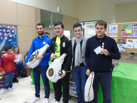 Un momento de la entrega de premios