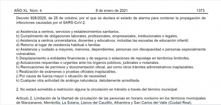 Causas justificadas por las que se puede salir y entrar del municipio