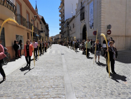 Procesión de las Palmas en el Domingo de Ramos de 2017