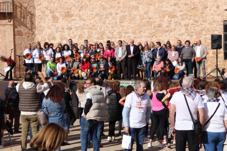 Representantes de las UP de la provincia en el acto celebrado en Manzanares