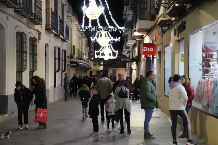 Ambiente de compras durante la pasada campaña navideña