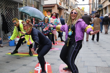 Participantes en el concurso de máscaras del sábado de carnaval en 2022