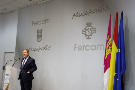 Emiliano García-Page en la inauguración de Fercam 2024