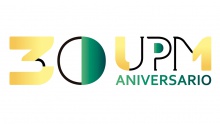 Logotipo del 30º aniversario de la Universidad Popular