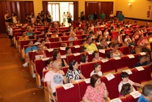 Asistentes al inicio de la escuela de verano de la UP