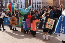 La biblioteca salió a la calle con el colegio La Candelaria