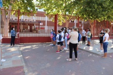 Recepción de alumnado en el IES Azuer