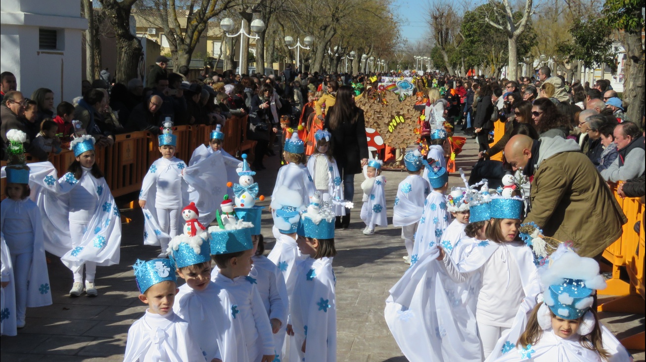 Vista de los participantes del colegio Divina Pastora