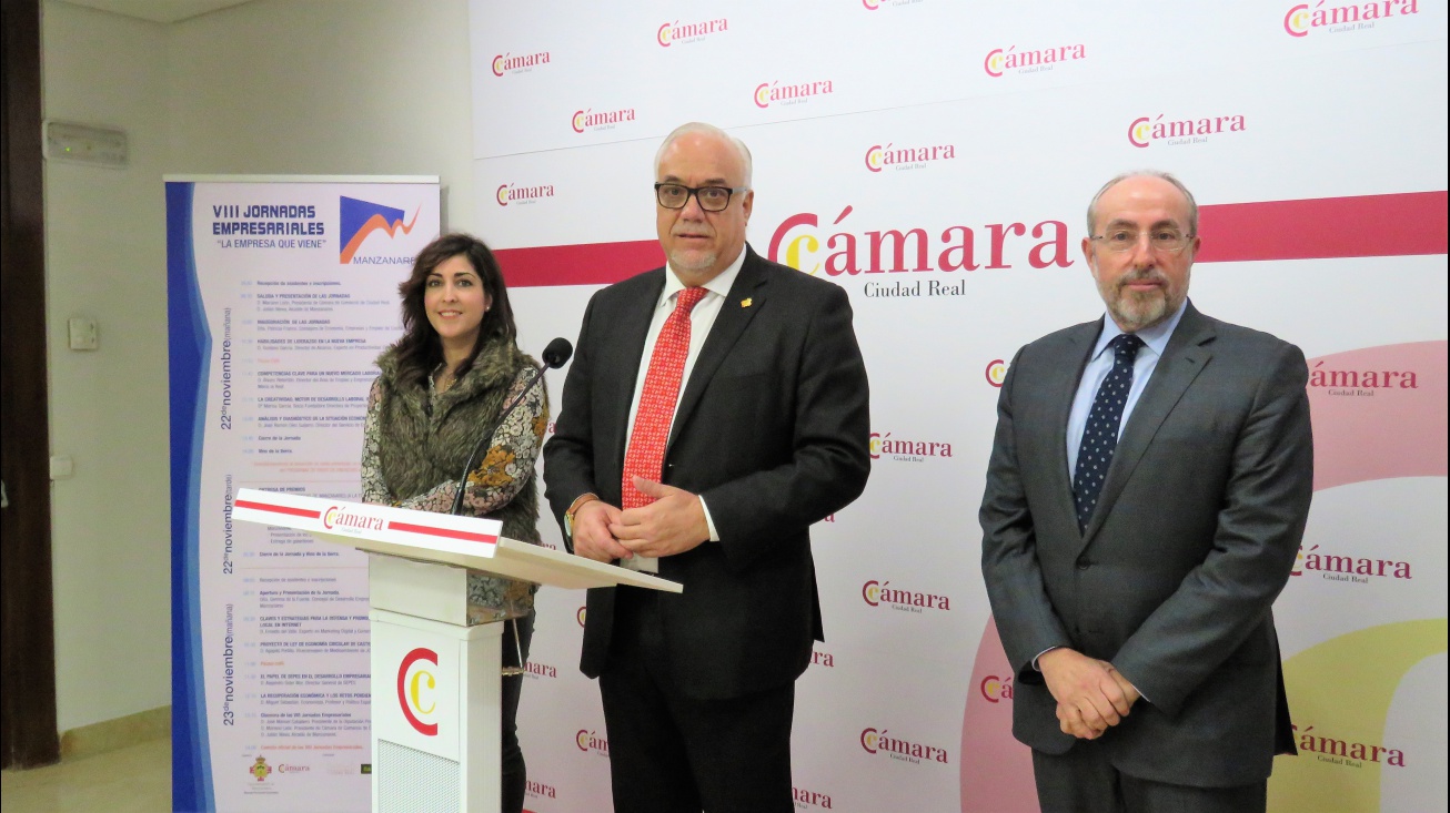 Presentación de las VIII Jornadas Empresariales en la Cámara de Comercio