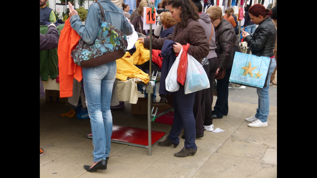 Imagen de archivo del mercadillo en los Paseos Príncipe de Asturias