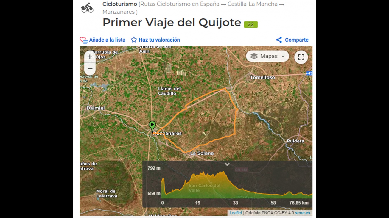 Juventud comparte el track de la ruta cicloturista suspendida por las medidas de prevención de la COVID-19