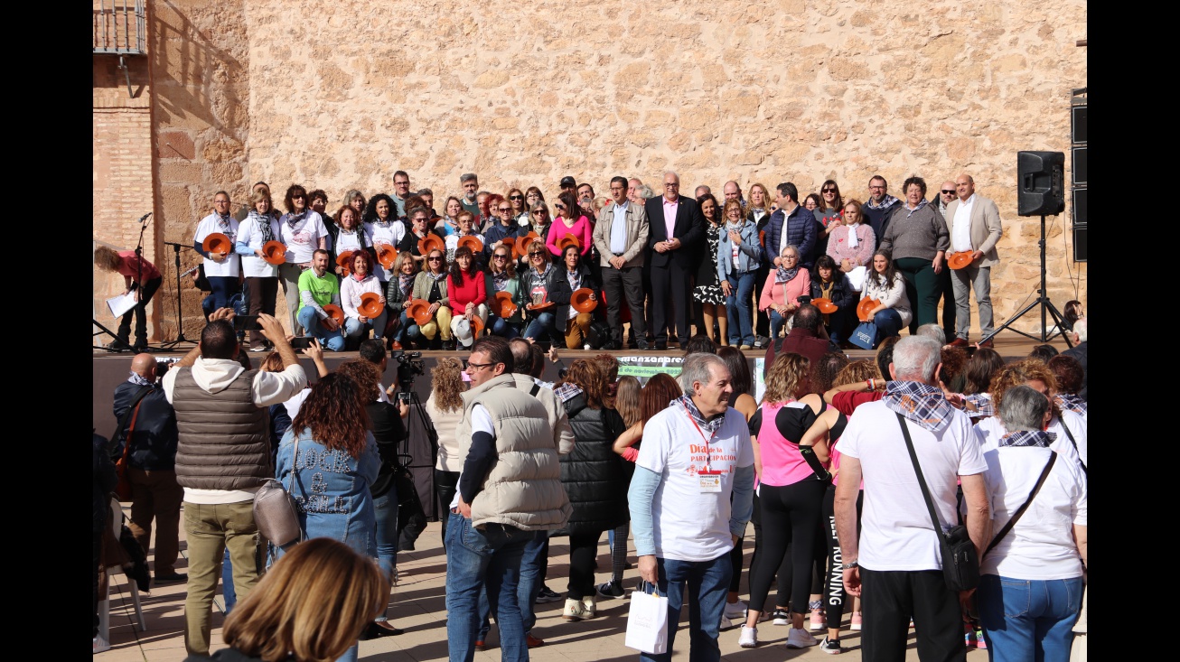 Representantes de las UP de la provincia en el acto celebrado en Manzanares