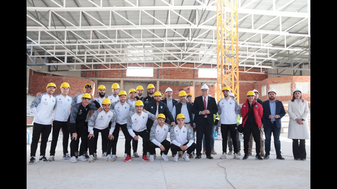 Visita del Manzanares FS al pabellón