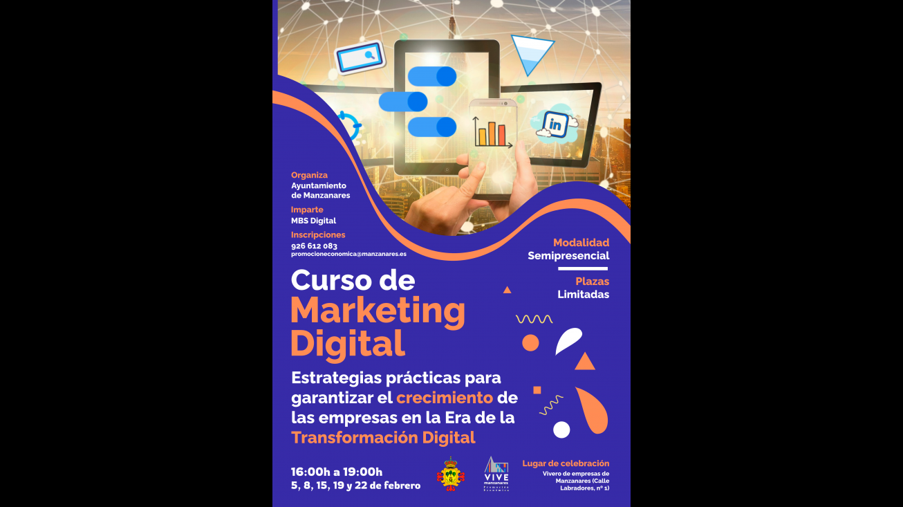 Cartel anunciador del curso