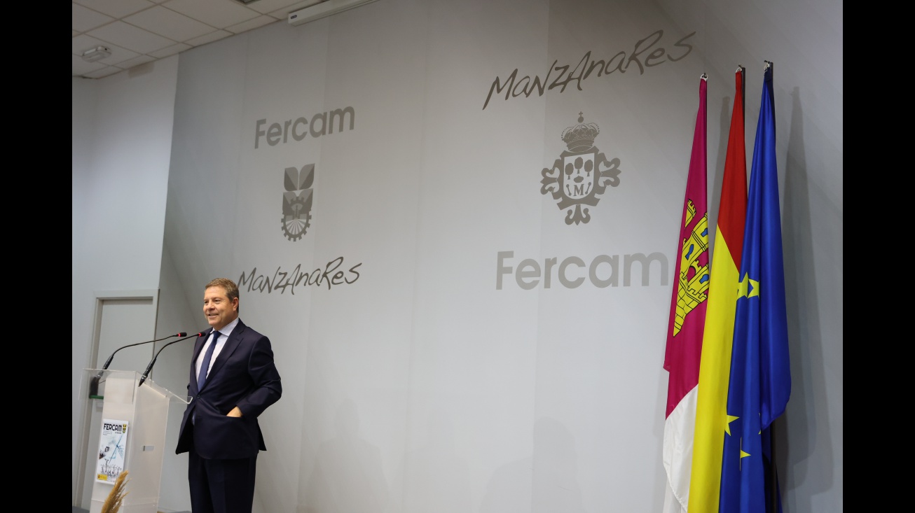 Emiliano García-Page en la inauguración de Fercam 2024