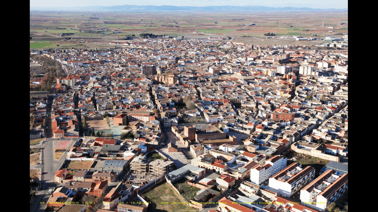 Vista aérea de Manzanares